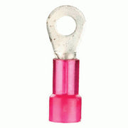 Install Bay RNRT38, Red Nylon Ring Terminal 22-18 Gauge 3/8 inch - Package of 10