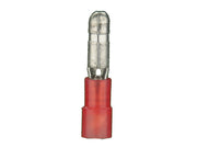 Install Bay RNMB, Red Nylon Male Bullet Connector 22-18 Gauge .156
