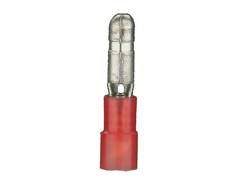 Install Bay RNMB, Red Nylon Male Bullet Connector 22-18 Gauge .156
