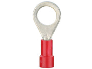 Install Bay RVRT8516, Red Vinyl Ring Terminal 8 Gauge 5/16 inch - Package of 25