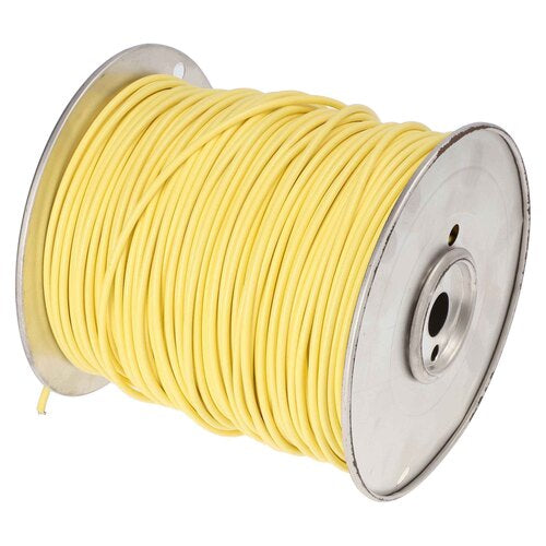 Install Bay US12500YL, 12 Ga US GPT All Copper Primary Wire Yellow - Coil Of 500 Ft