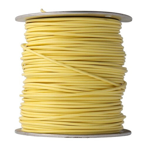 Install Bay US12500YL, 12 Ga US GPT All Copper Primary Wire Yellow - Coil Of 500 Ft