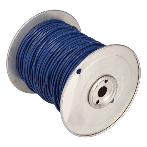 Install Bay US14500BL, 14 Ga US GPT All Copper Primary Wire Blue - Coil Of 500 Ft