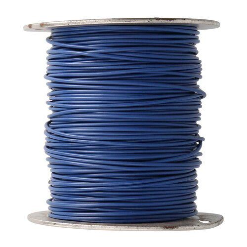 Install Bay US14500BL, 14 Ga US GPT All Copper Primary Wire Blue - Coil Of 500 Ft