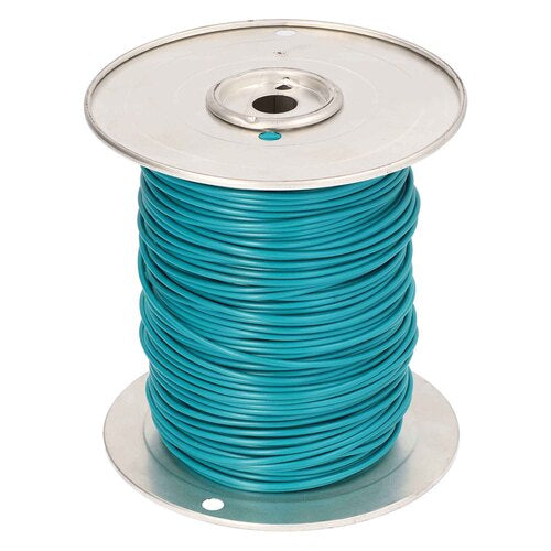 Install Bay US14500GR, 14 Ga US GPT All Copper Primary Wire Green - Coil Of 500 Ft