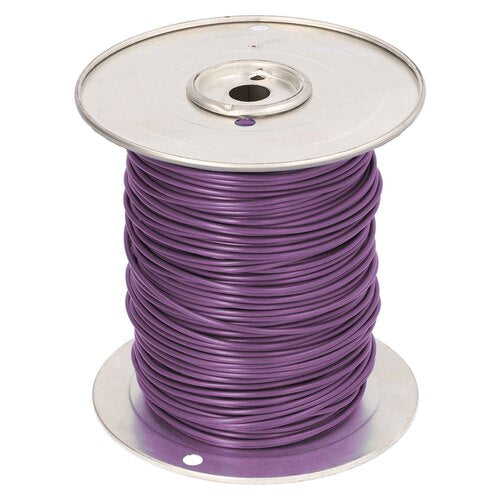 Install Bay US14500PL, 14 Ga US GPT All Copper Primary Wire Purple - Coil Of 500 Ft