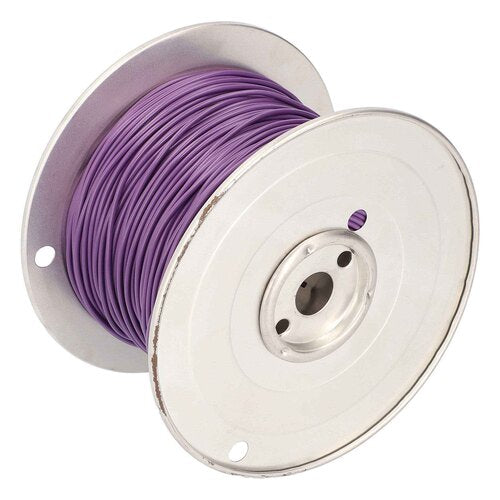 Install Bay US18500PL, 18 Ga US GPT All Copper Primary Wire Purple - Coil Of 500 Ft