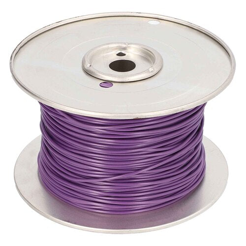 Install Bay US18500PL, 18 Ga US GPT All Copper Primary Wire Purple - Coil Of 500 Ft