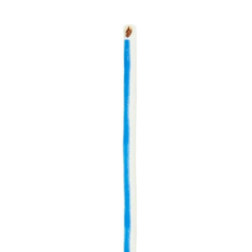Install Bay US18500WBL, 18 Ga US GPT All Copper Primary Wire White w/Blue Trace