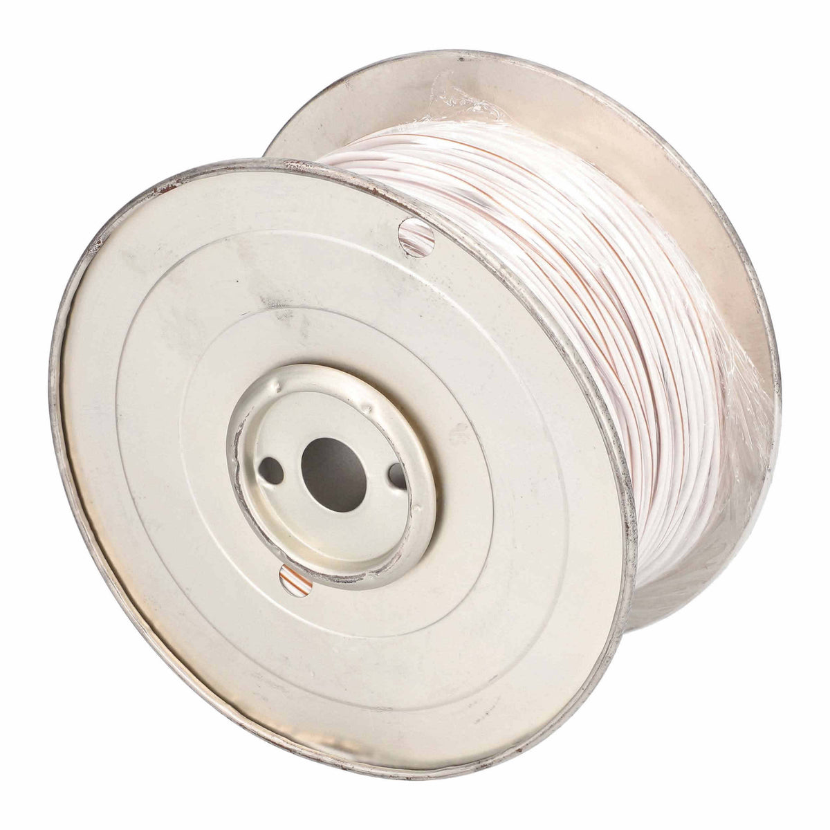 Install Bay US18500WBR, 18 Ga US GPT All Copper Primary Wire White w/Brown Trace