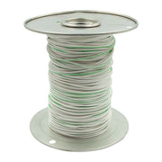 Install Bay US18500WGN, 18 Ga US GPT All Copper Primary Wire White w/Green Trace