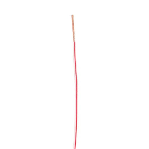 Install Bay US18500WRD, 18 Ga US GPT All Copper Primary Wire White w/Red Trace