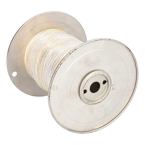 Install Bay US18500WYL, 18 Ga US GPT All Copper Primary Wire White w/Yellow Trace