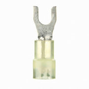 Install Bay YNST6, Yellow Nylon Spade Terminal 12-10 Gauge #6 - Package of 100