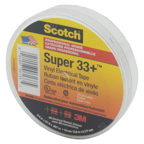 Install Bay SUPER33, Super 33+ Premium Electrical Tape 3/4Inx52Ft