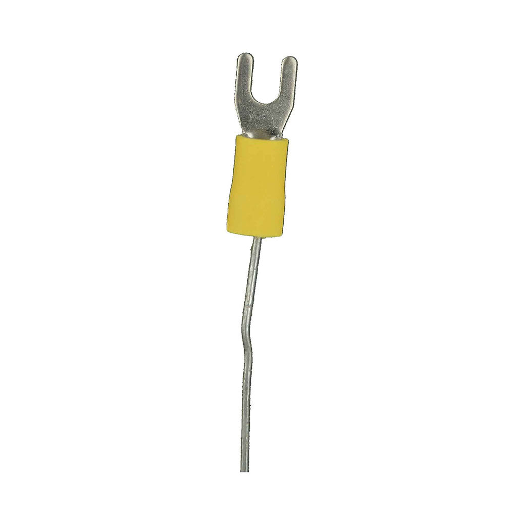 Install Bay YVST8, Yellow Vinyl Spade Terminal 12-10 Gauge #8 - Package of 100