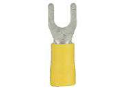 Install Bay YVST6, Yellow Vinyl Spade Terminal 12-10 Gauge #6 - Package of 100