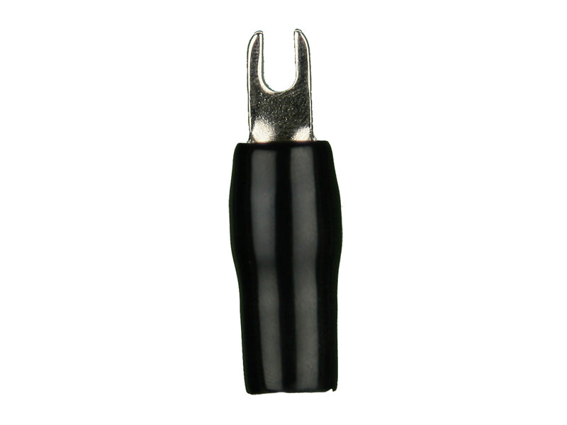 Install Bay US410, Barrier Spade Terminal 4 Gauge #10 Nickel - 5 Red 5 Blk