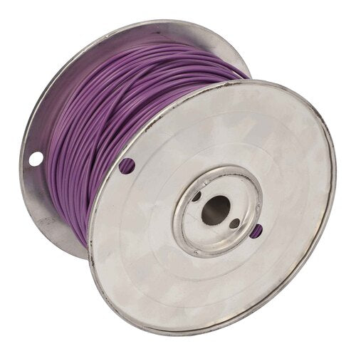 Install Bay US16500PL, 16 Ga US GPT All Copper Primary Wire Purple - Coil Of 500 Ft