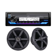 JVC KD-PKX38MBS, Marine Combo Package w/ Digital Media Receiver & 6.5" 2-Way Speakers