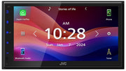 JVC KW-M695BW, 6.8" Double Din Digital Multimedia Receiver w/ Wireless CarPlay & Android Auto Capabilities
