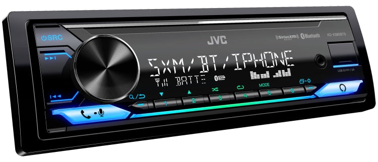 JVC KD-X380BTS, Single Din Digital Media Receiver w/ Alexa Capabilities