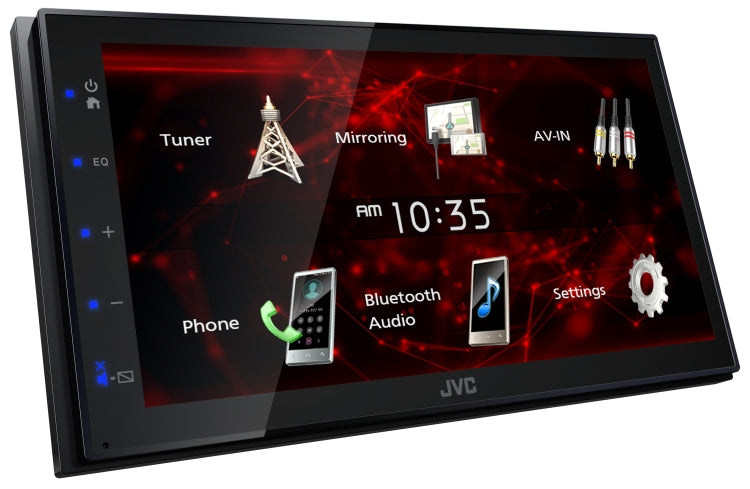 JVC KW-M180BT, 6.8" Double Din Digital Multimedia Receiver w/ Android Screen-Mirroring via USB