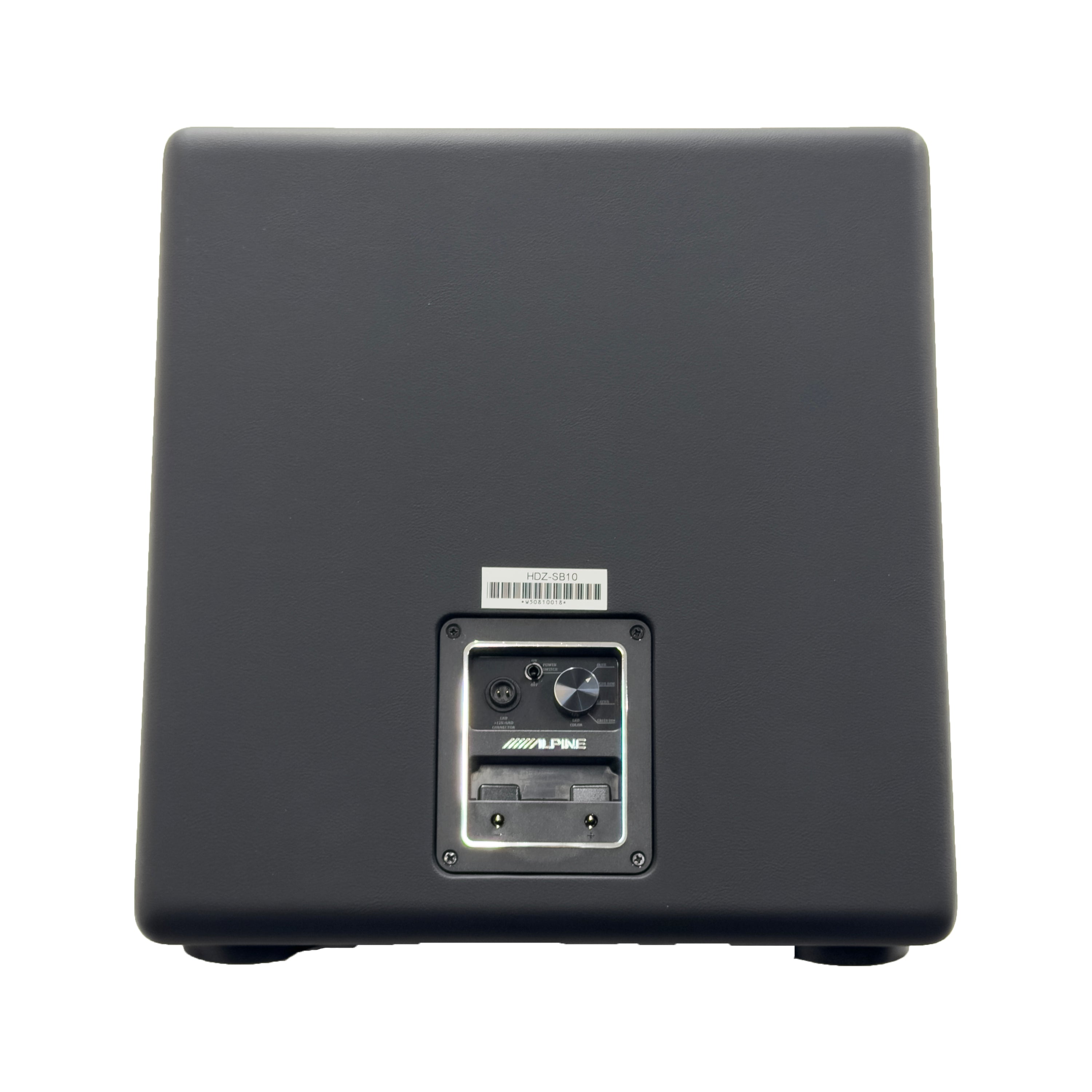 Alpine HDZ-SB12, Status Series 12" Loaded Subwoofer Enclosure w/ HDZ-W12 Subwoofer