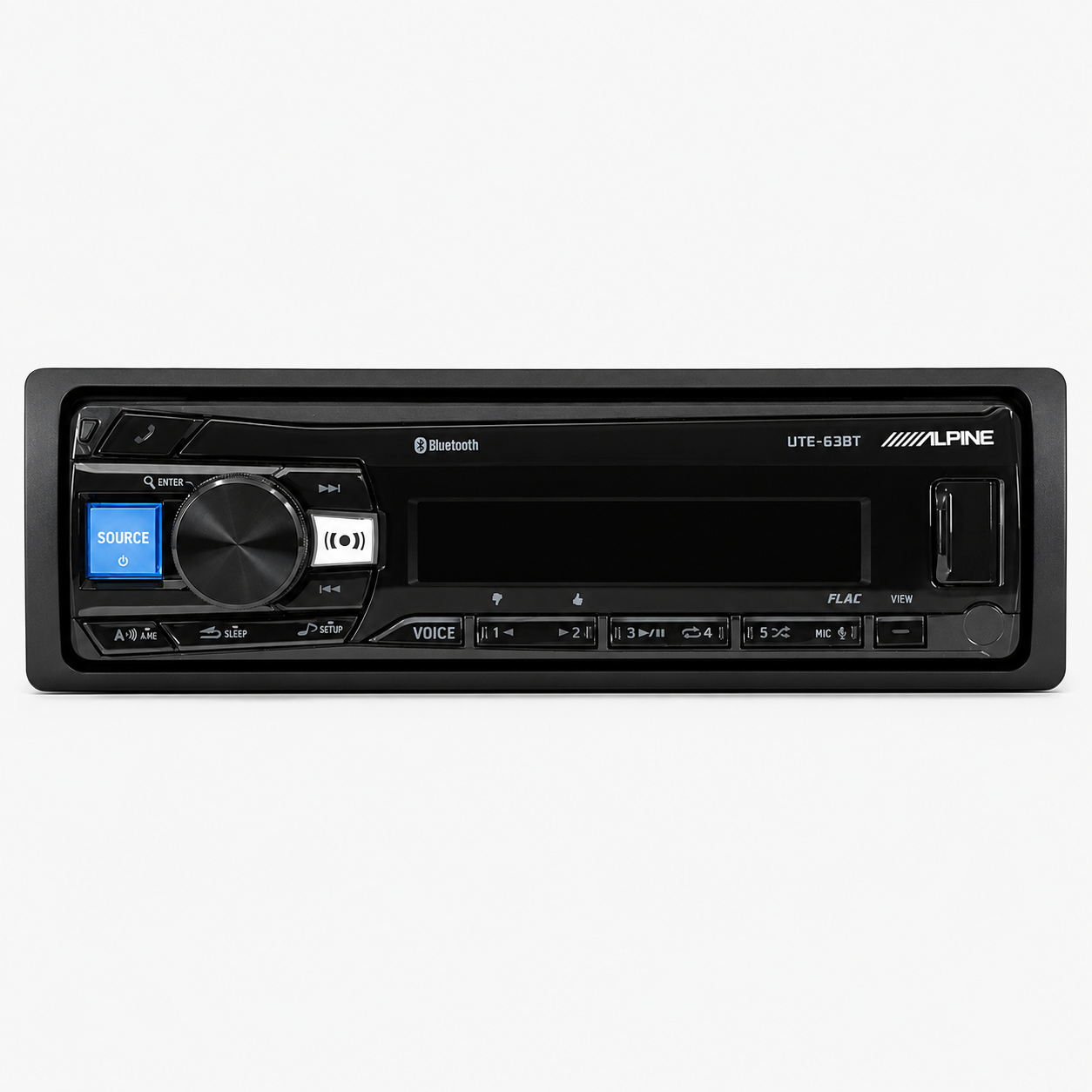 Alpine UTE-63BT, Single DIN Digital Media Receiver w/ AUX & USB Inputs