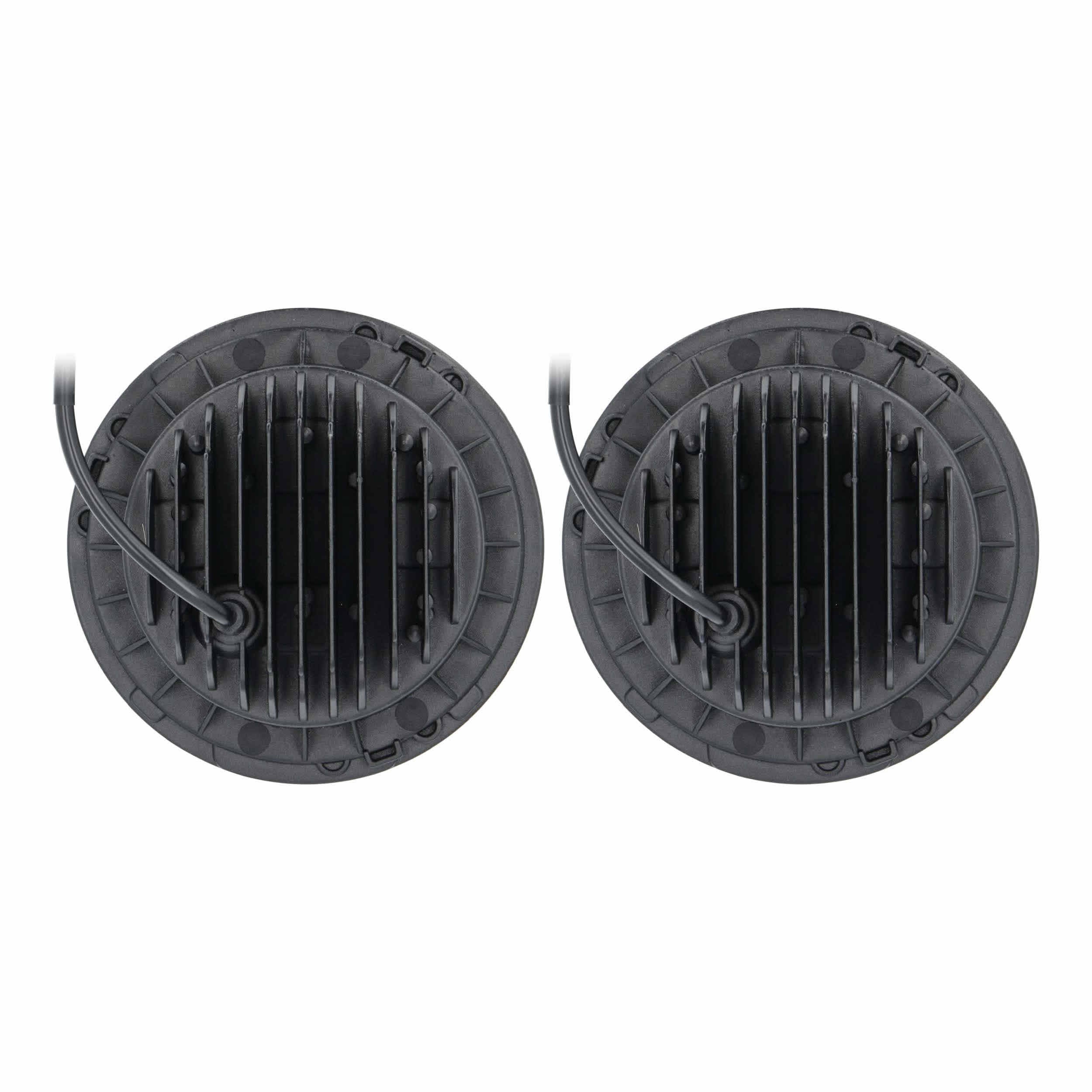 Metra JP-702RGB, 7” LED Headlights with RGB Halo - Fits Select Jeep Wrangler