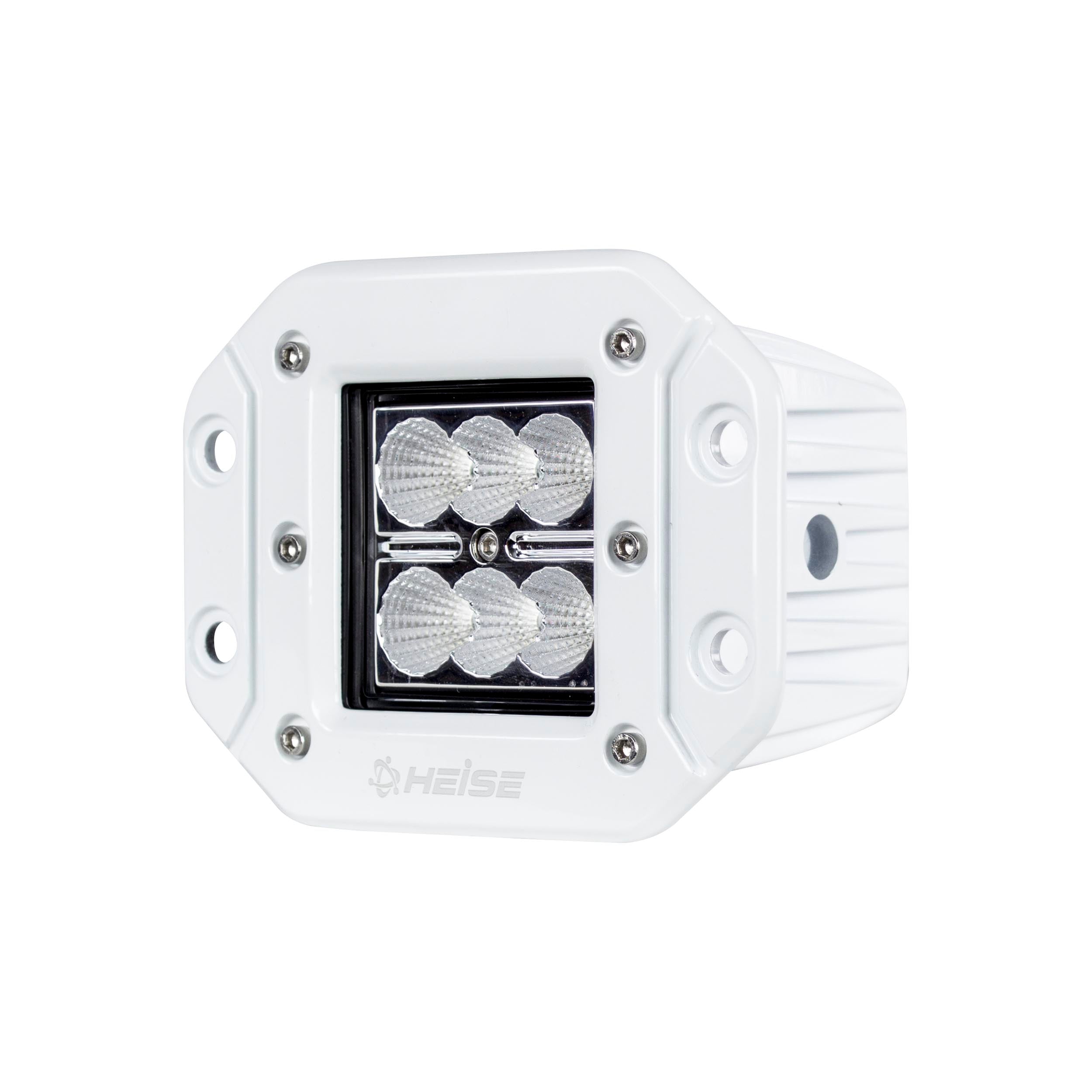 Metra HE-MFMCL3, Marine Flush Mount Cube Light - 3 Inch, 6 LED