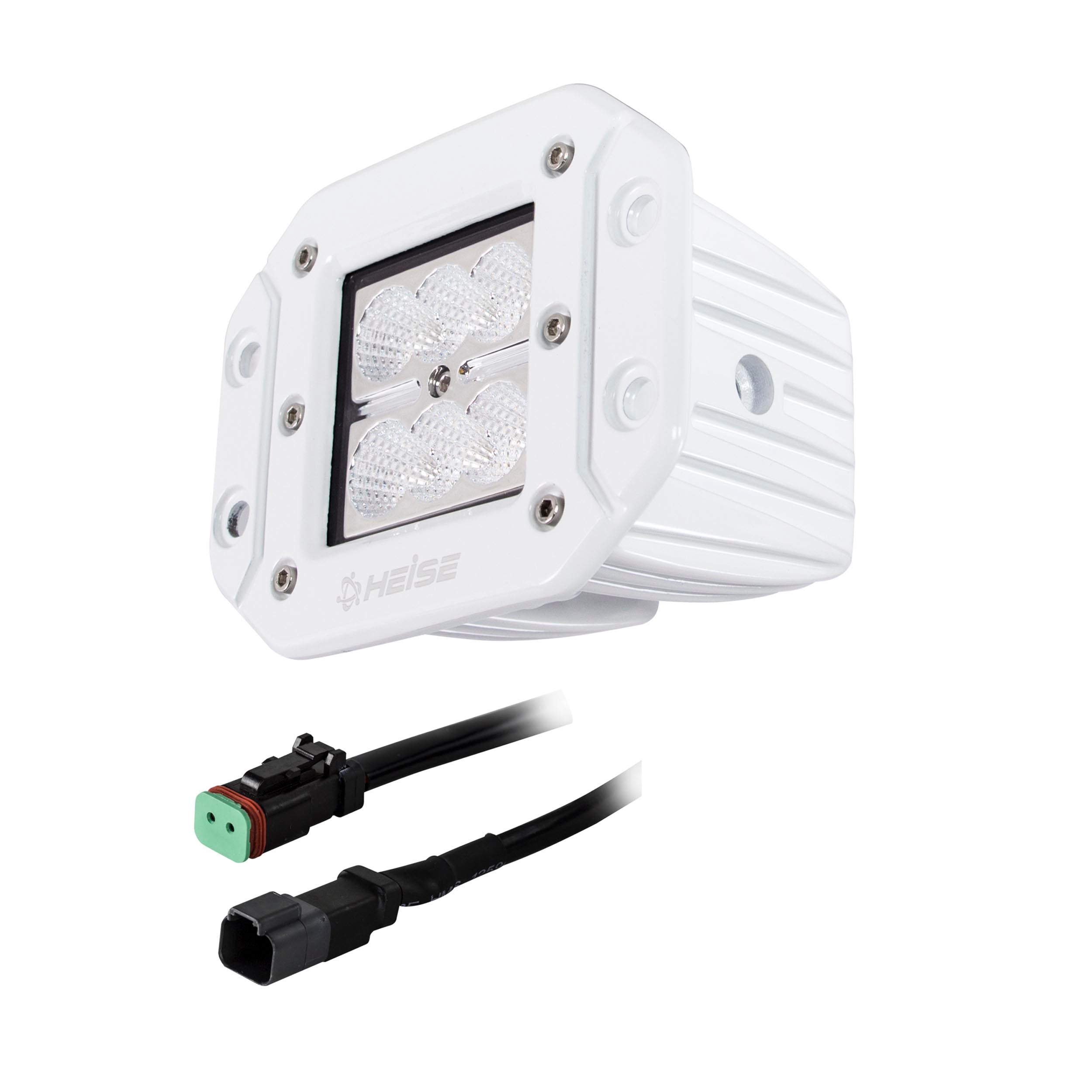 Metra HE-MFMCL3, Marine Flush Mount Cube Light - 3 Inch, 6 LED