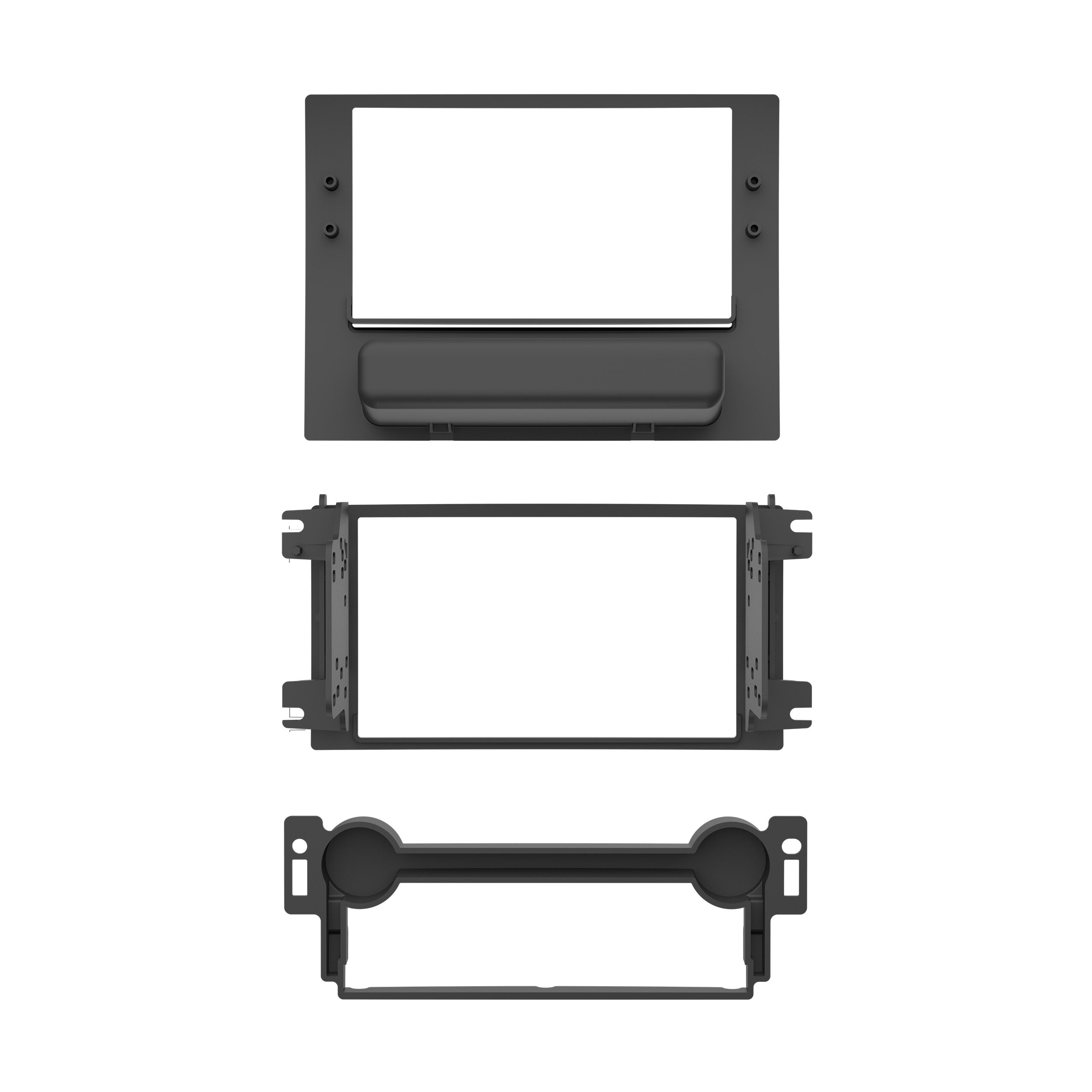 Metra 95-6534B, Double DIN Radio Installation Dash Kit for Select Dodge / Jeep 2007-2008