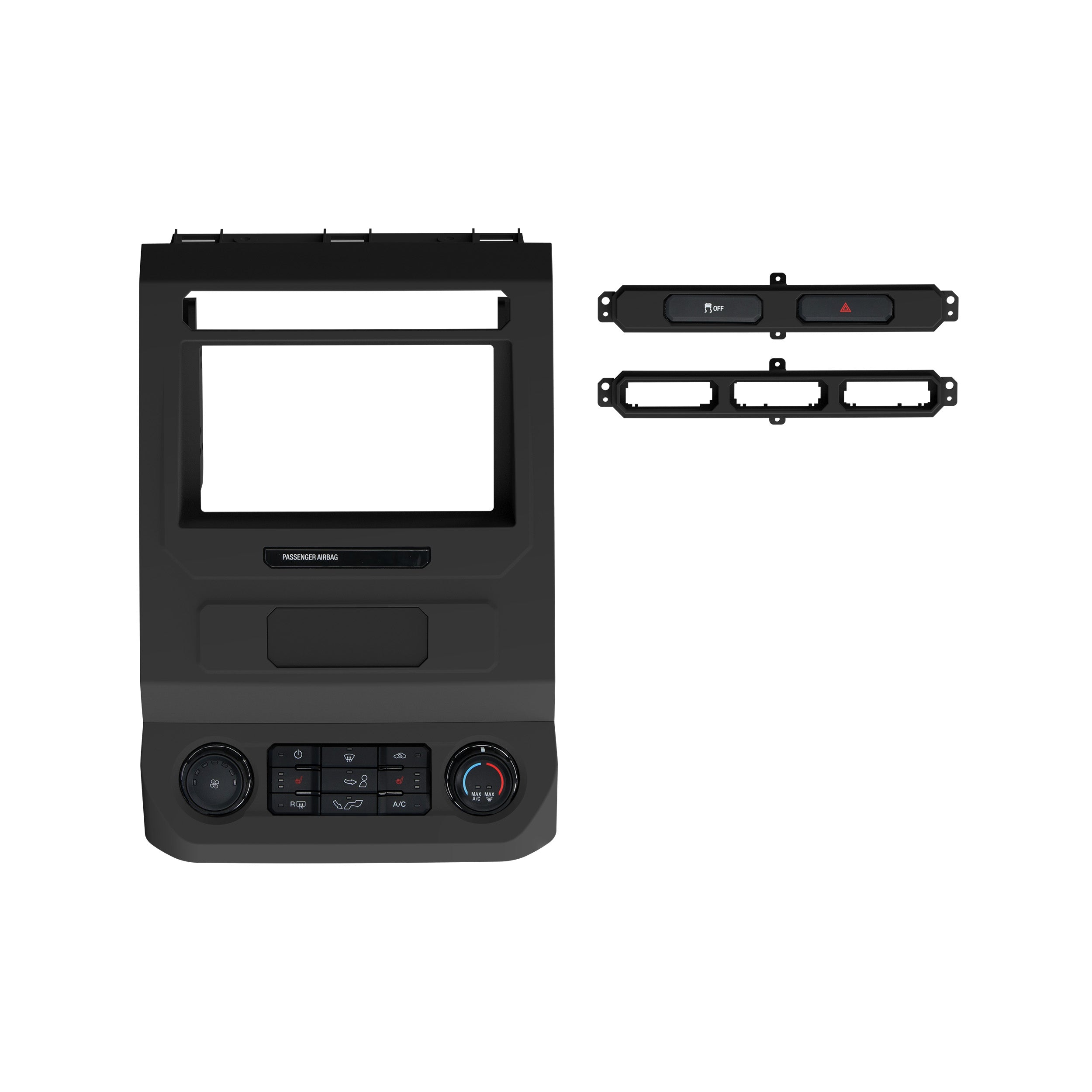 Metra 95-5869CH, Double DIN Radio Installation Dash Kit for Select Premium Dash Kit - Fits Ford F-Series Trucks 2015-2022