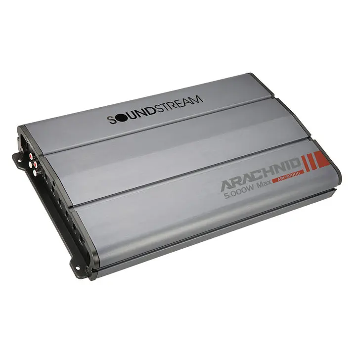 Soundstream AR1-5000D, Arachnid Series Monoblock Class D Subwoofer Amplifier - 5,000 Watts