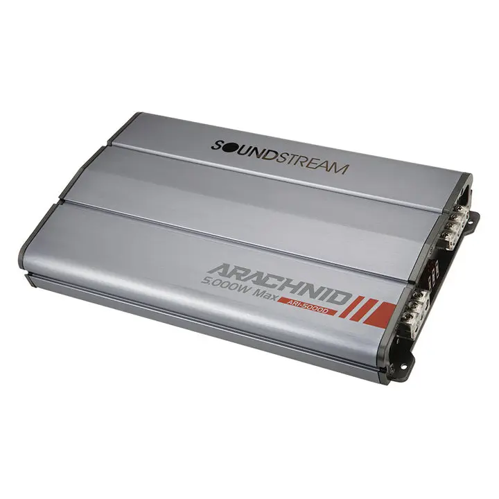 Soundstream AR1-5000D, Arachnid Series Monoblock Class D Subwoofer Amplifier - 5,000 Watts