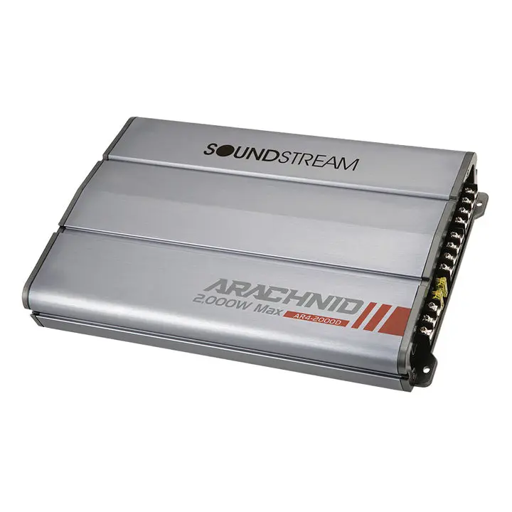 Soundstream AR4-2000D, Arachnid Series 4 Channel Class A/B Full Range Amplifier - 2,000 Watts