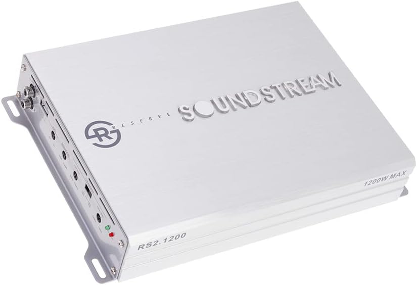 Sound Stream RS2.1200, Reserve Series 2 Channel Subwoofer Amplifier, 1200W