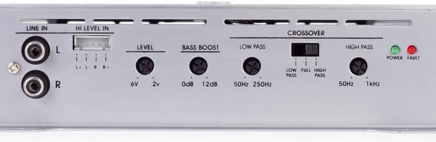 Sound Stream RS2.1200, Reserve Series 2 Channel Subwoofer Amplifier, 1200W