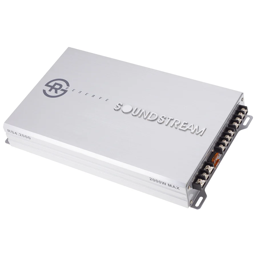 Sound Stream RS4.2000, Reserve Series 4 Channel Full Range Amplifier, 2000W