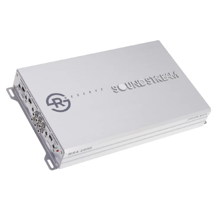 Sound Stream RS4.2000, Reserve Series 4 Channel Full Range Amplifier, 2000W