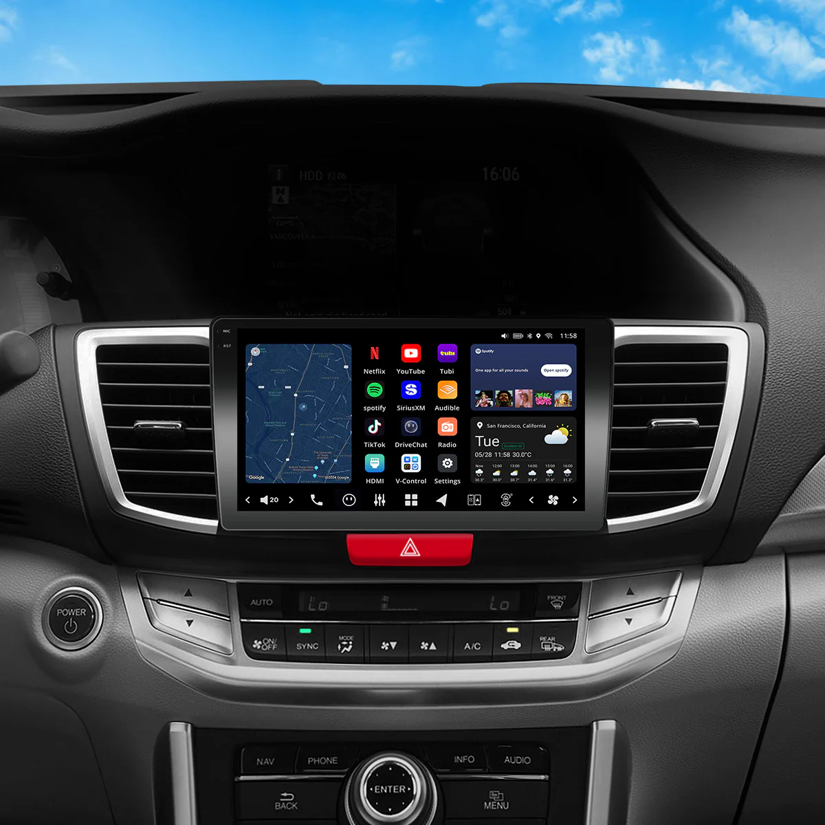 Vinland V13AC111N, Vision Radio for Select Honda Accord 2013-2015