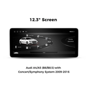 Vinland VADA44XL12A8, 12.3" Digital Multimedia Receiver for Audi A4/A5 (B8/B8.5) 2009-2016 with Concert/Symphony System