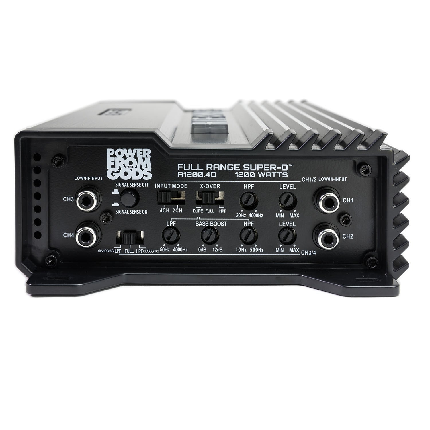 Hifonics A1200.4D, Alpha Super Class-D 4 Channel Full Range Amplifier, 1200 Watts