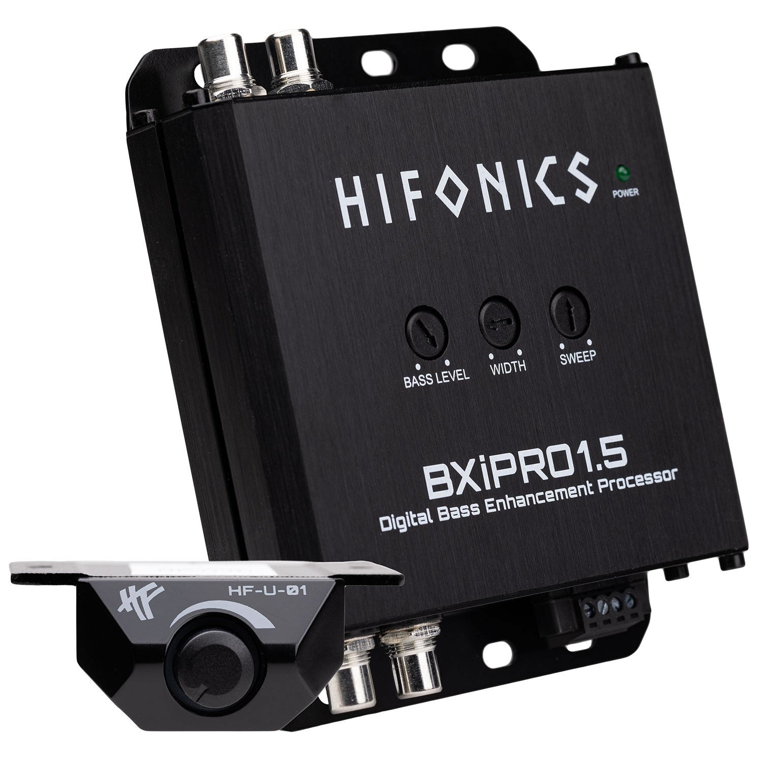 Hifonics BXIPRO1.5,  Digital Bass Enhancement Processor with Dash Mount Remote Control