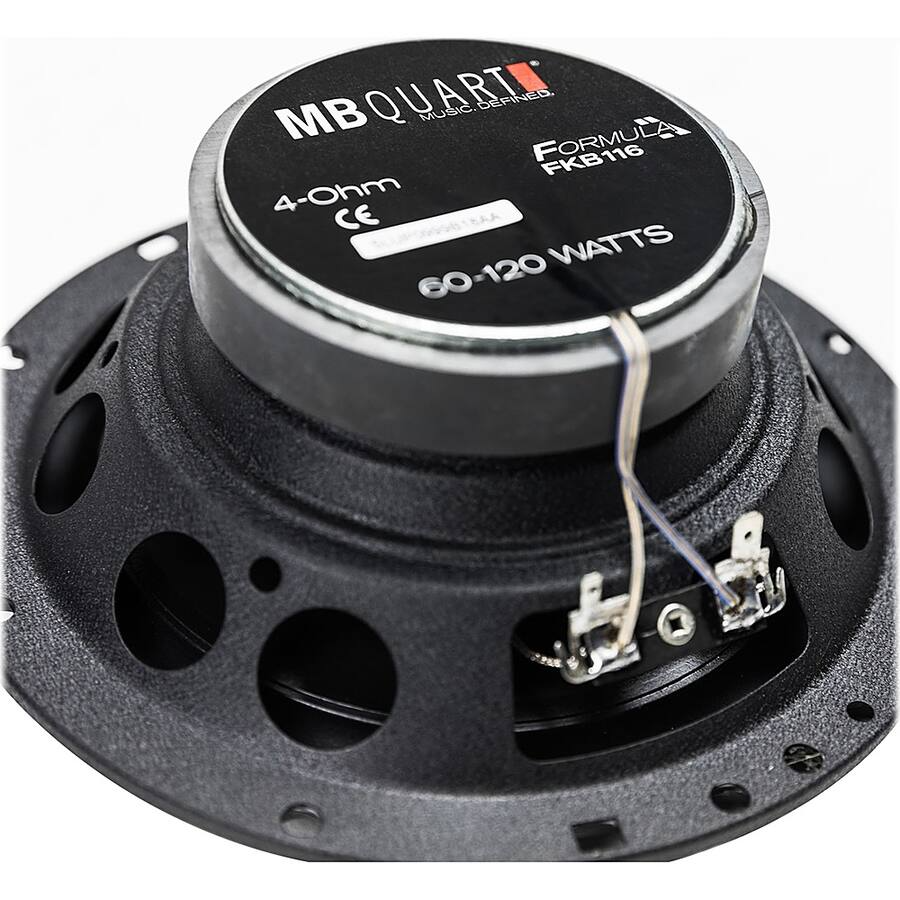 MB Quart FKB116, Formula 6.5" 2-way Coaxial Speakers - 300 Watts Peak