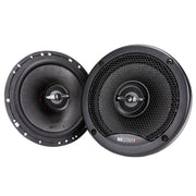 MB Quart PK1-116, Premium 6.5" 2-Way Coaxial Speakers With Grills, 220 Watts