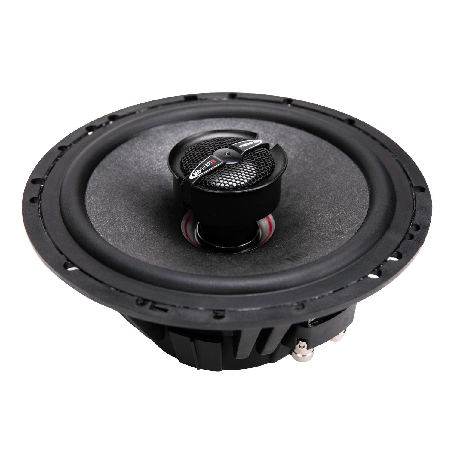 MB Quart PK1-116, Premium 6.5" 2-Way Coaxial Speakers With Grills, 220 Watts