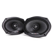 MB Quart PK1-169, Premium 6x9" 2-Way Coaxial Speakers With Grills, 220 Watts