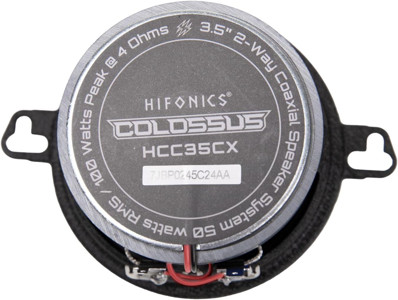 Hifonics HCC35CX, Colossus Classic 3.5" 2-Way Coaxial Speakers, 50 Watts